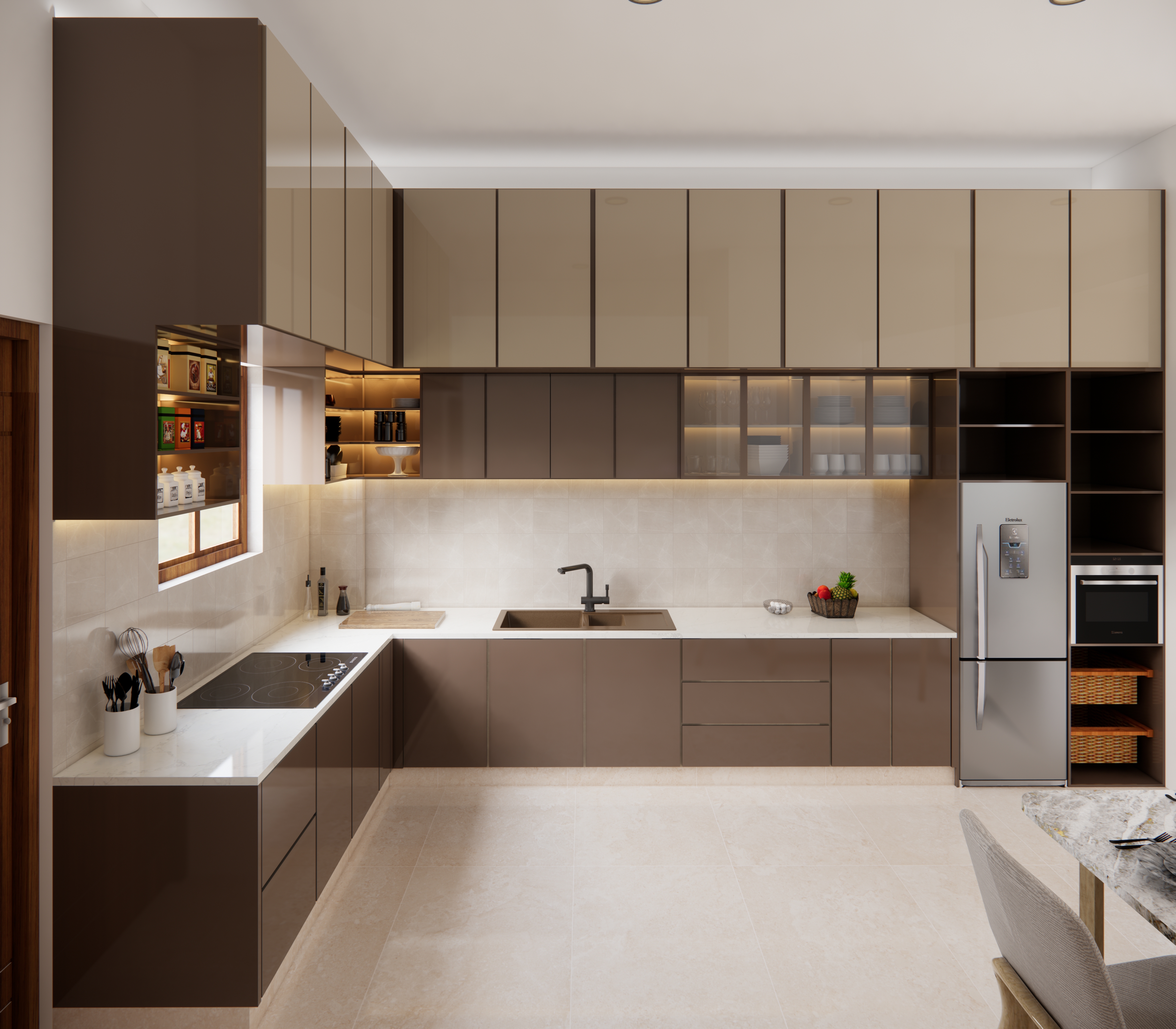 Modern Kitchen Interior Design Bangalore